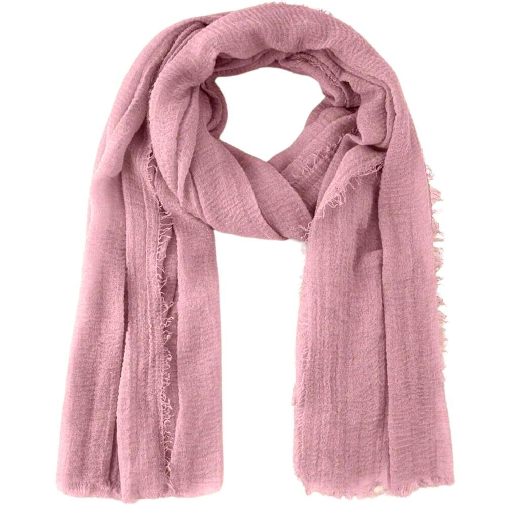 5762 Cotton Scarf For Women Lightweight, Shawl Wraps Soft